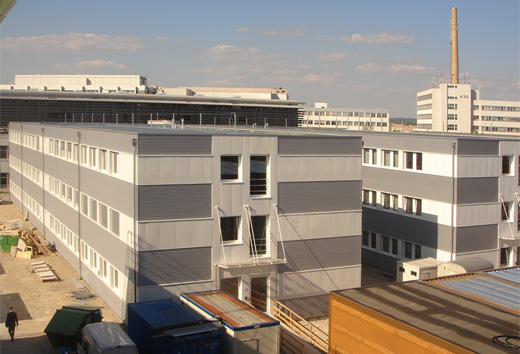 Kancelářské a průmyslové budovy automobilky AUDI Ingolstadt