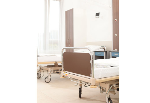 Ekologické pokoje hamburské diakonické kliniky s minimem emisí díky fermacell greenline