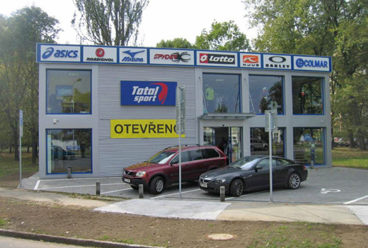Prodejna Total sport v Ostravě